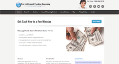 Desktop Screenshot of lawsuitloansfundings.com